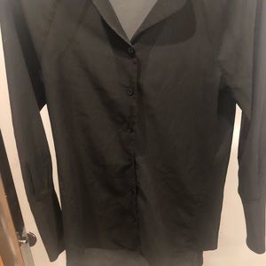 Premise Studio Black Button down Blouse size XS